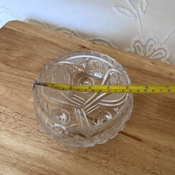 Crystal Fruit Bowl by A. Jabtonski, 1980s - Picture 8 of 9